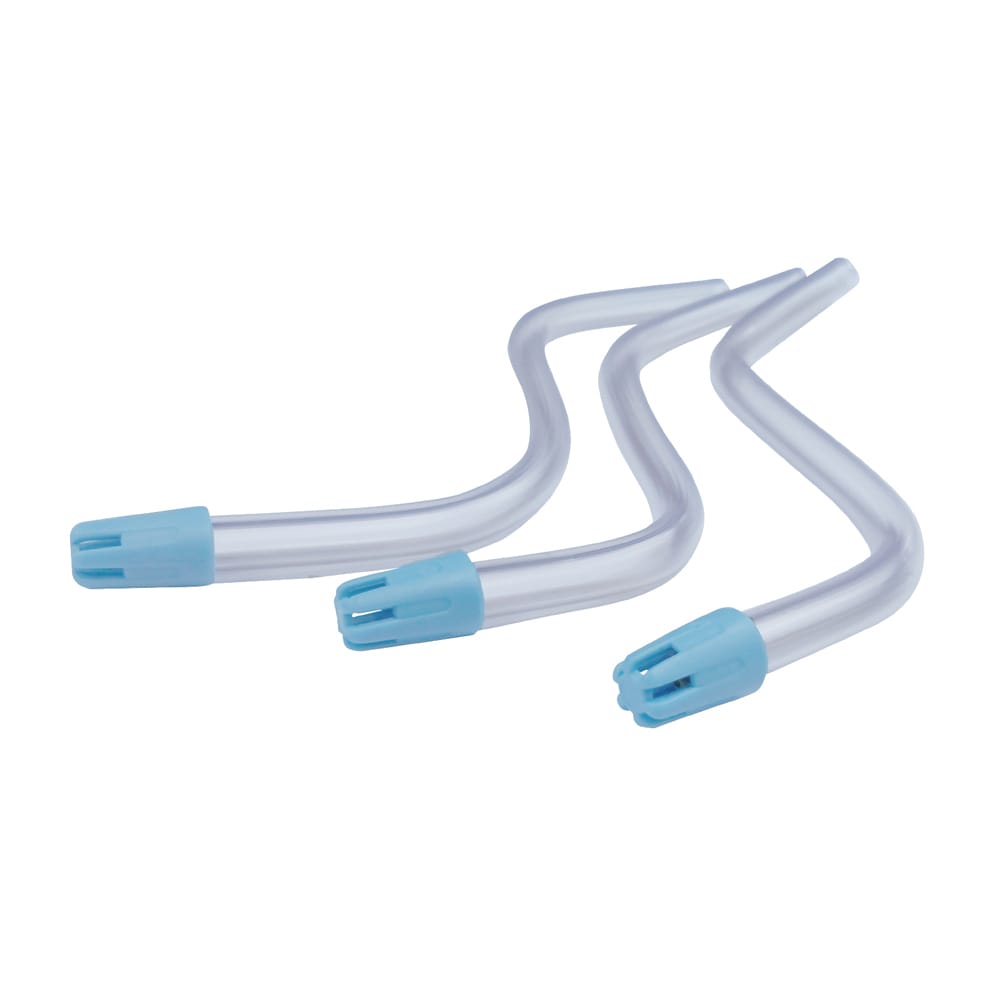 Medicom SafeBasics Saliva Ejector Clear Blue Tip - Pack 100