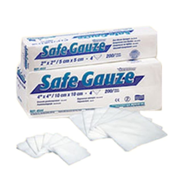 Medicom SafeBaiscs Gauze Non-Woven Non-Sterile 4ply 10x10cm - Pack 200 *WSL
