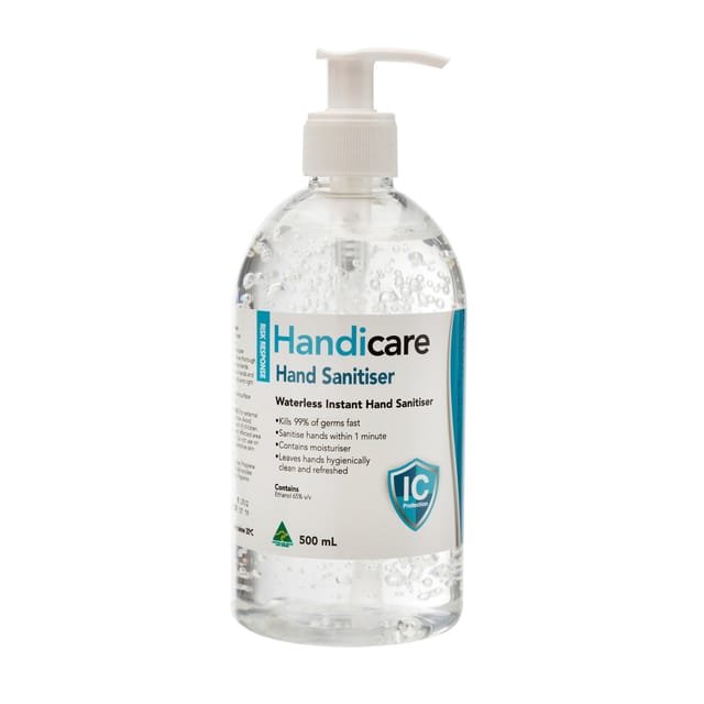 Handicare Hand Sanitiser Gel Pump Bottle - 500ml