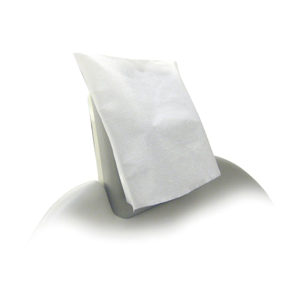 Medicom Headrest Covers Tissue Poly White - Pack 500