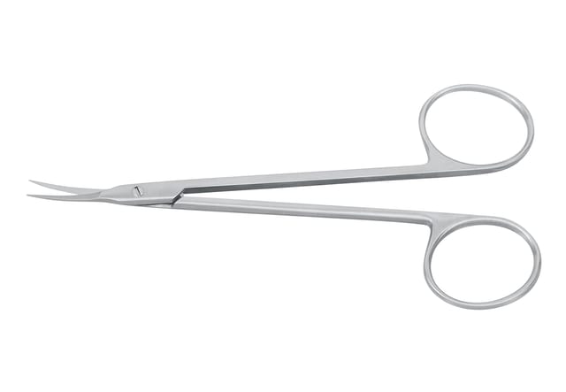 Gum Scissors Curved 11.5cm Very Fine Tips, 1115-1
