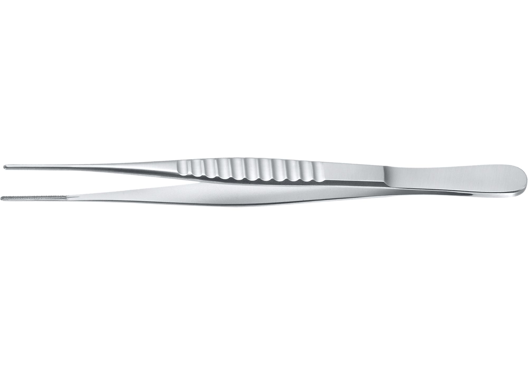 Atraumatic Tweezers Debakey 15cm Fine Straight with  Delicate Tip 1.5mm, 1225-15