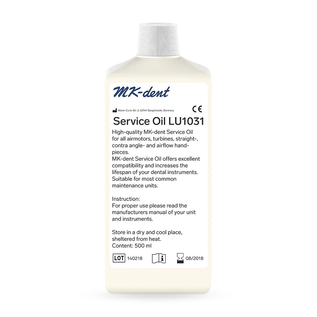 Premium Service Oil for W&H Assistina & other Maintenance Systems - 500ml Bottle