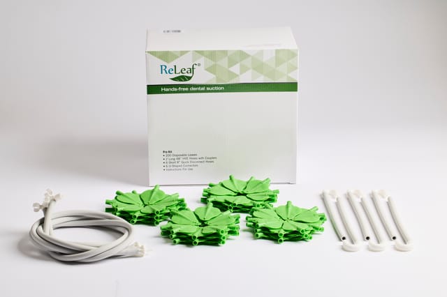 ReLeaf Pro Kit - 2 Long Hoses, 6 Short Hoses with Adapters, 200 Leaves