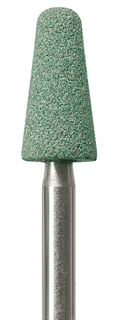 Silicone Abrasive HP Green Round End Taper 671 050 Fine (199) NF671GR - Pack 12