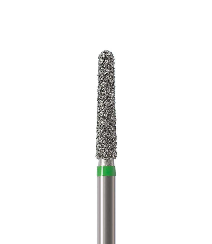 Diamond Bur FG Round End Taper Long 856L 018 Coarse - Pack 5